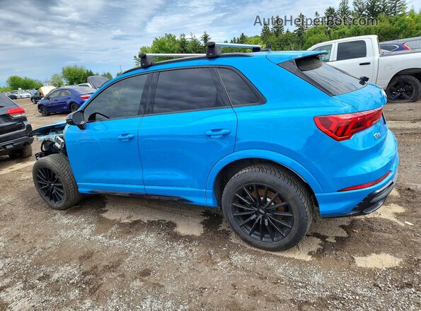 WA1EECF30M1002044 2021 AUDI Q3 Blue Tył lewy
