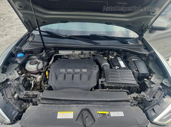 WA1EECF30N1043372 2022 AUDI Q3 Серый Вид задней части салона
