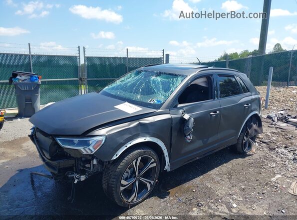 WA1EECF30R1081142 2024 AUDI Q3 Gray Առջևի ձախ երեք քառորդ տեսարան