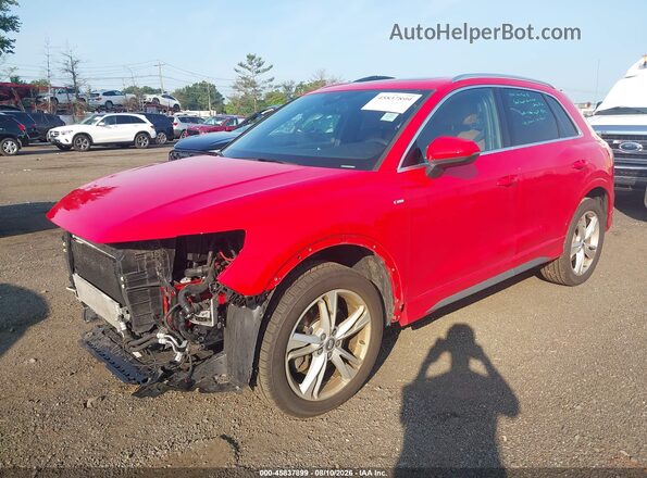 WA1EECF31L1007915 2020 AUDI Q3 Красный Передняя левая четверть