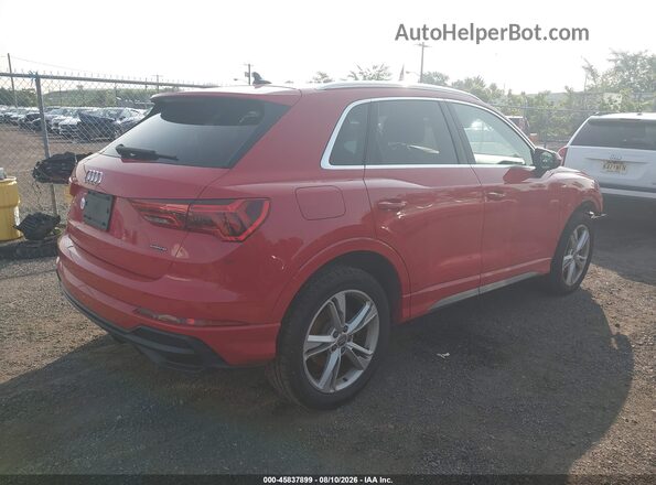 WA1EECF31L1007915 2020 AUDI Q3 Красный Задняя правая четверть