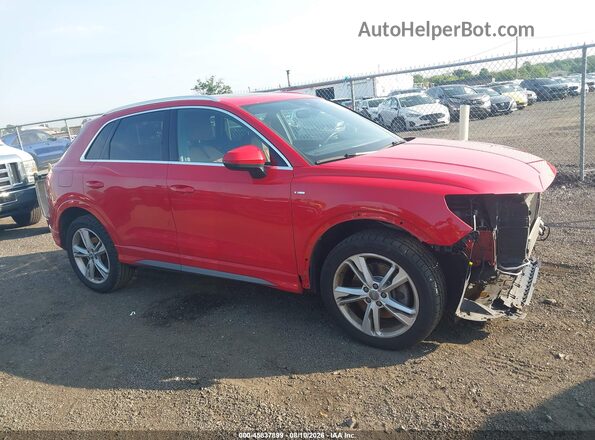 WA1EECF31L1007915 2020 AUDI Q3 Красный Вид задней части салона
