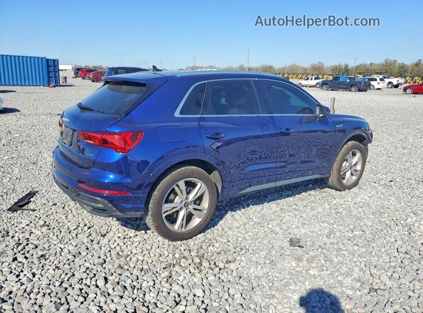 WA1EECF32P1088249 2023 AUDI Q3 Blue Задня права чверть