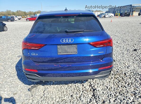 WA1EECF32P1088249 2023 AUDI Q3 Blue Вид ззаду