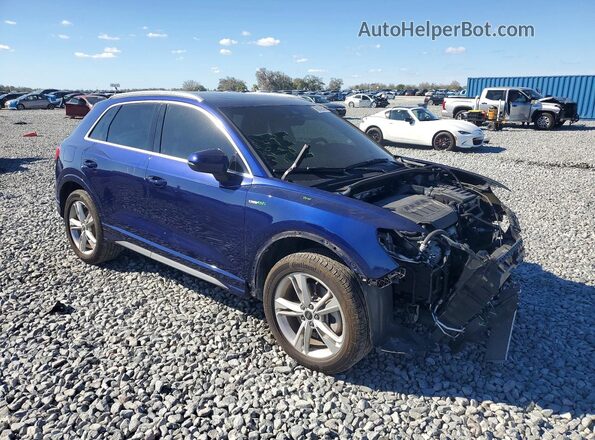 WA1EECF32P1088249 2023 AUDI Q3 Blue Передня права чверть