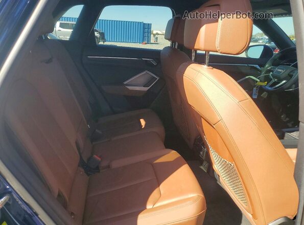 WA1EECF32P1088249 2023 AUDI Q3 Blue Вид задньої частини салону