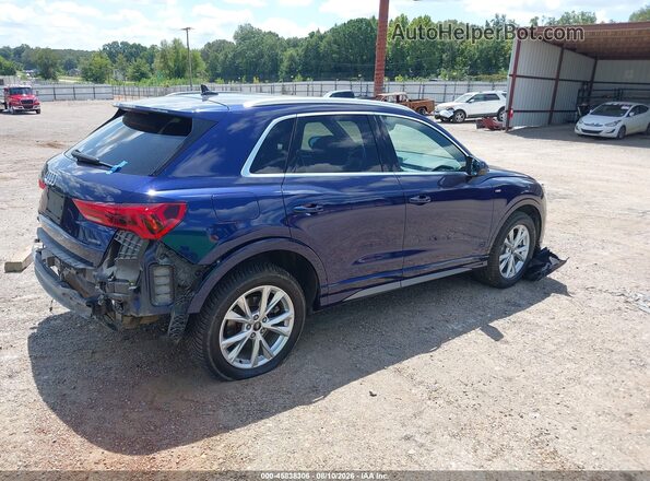 WA1EECF33M1129225 2021 AUDI Q3 Blue Հետևի աջ