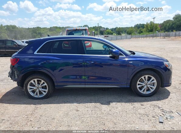 WA1EECF33M1129225 2021 AUDI Q3 Blue Սալոնի 360 աստիճան տեսք