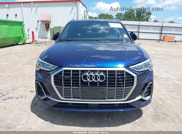 WA1EECF33M1129225 2021 AUDI Q3 Blue Սալոնի հետևի տեսք