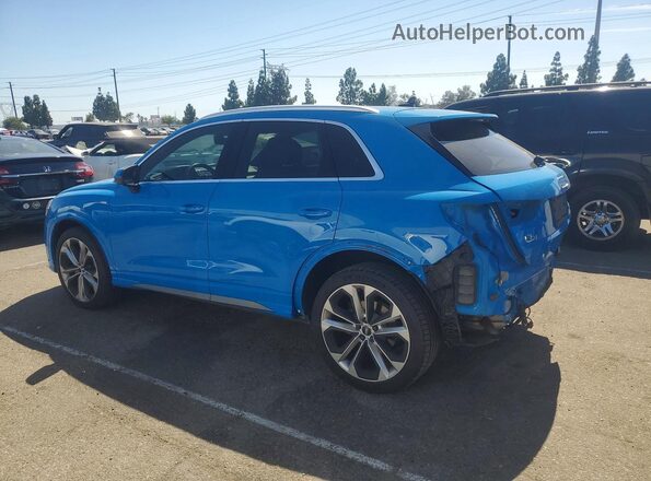 WA1EECF34K1074457 2019 AUDI Q3 Blue Rear left