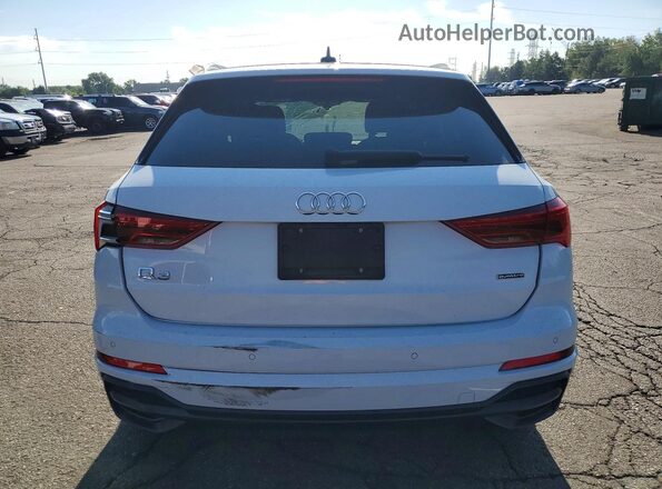 WA1EECF34L1125232 2020 AUDI Q3 White Вид ззаду