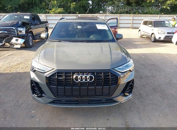 WA1EECF34P1144515 2023 AUDI Q3 Silver Instrument cluster view