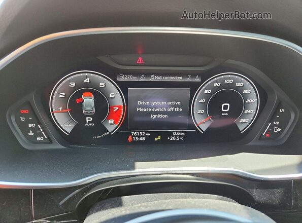 WA1EECF35L1017251 2020 AUDI Q3 Белый Вид щитка приборов