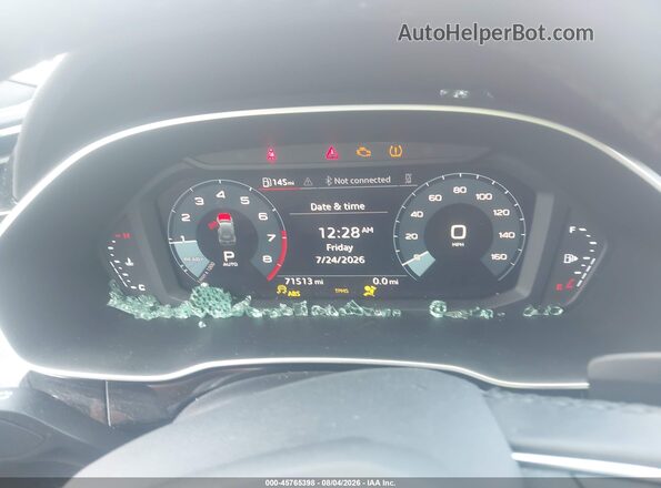 WA1EECF35N1148960 2022 AUDI Q3 Orange Вид задніх сидінь