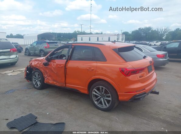 WA1EECF35N1148960 2022 AUDI Q3 Orange Задня ліва чверть