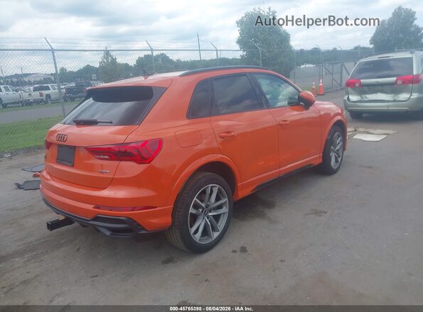 WA1EECF35N1148960 2022 AUDI Q3 Orange Задня права чверть