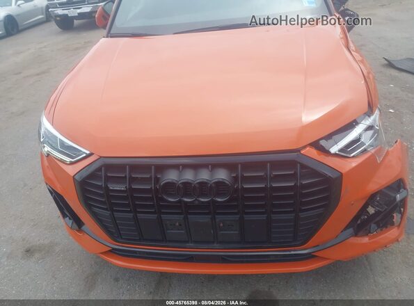 WA1EECF35N1148960 2022 AUDI Q3 Orange Вид спереду