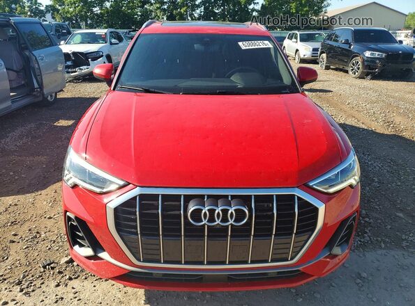 WA1EECF36N1150524 2022 AUDI Q3 Красный Вид спереди
