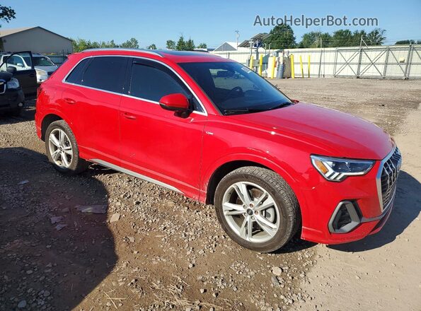 WA1EECF36N1150524 2022 AUDI Q3 Красный Передняя правая четверть