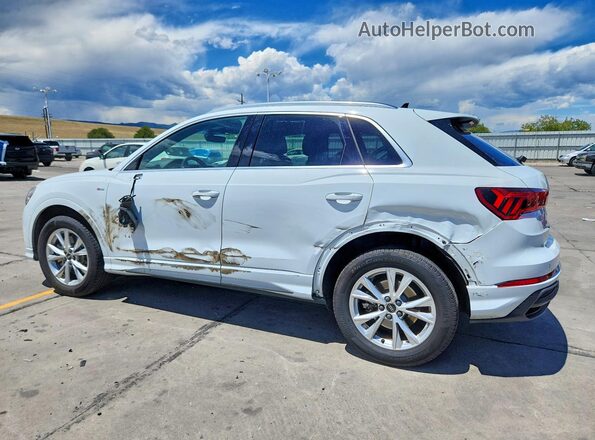 WA1EECF37P1031223 2023 AUDI Q3 White Trasero izquierdo