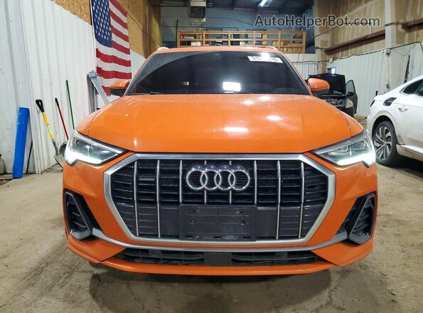 WA1EECF38K1087034 2019 AUDI Q3 Оранжевый Вид спереди