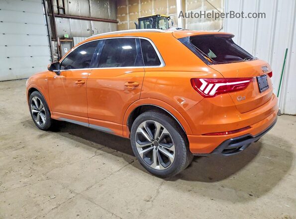 WA1EECF38K1087034 2019 AUDI Q3 Оранжевый Задняя левая четверть
