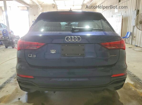 WA1EECF38R1106496 2024 AUDI Q3 Blue Widok z tyłu