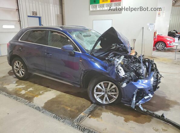 WA1EECF38R1106496 2024 AUDI Q3 Blue Przód prawy