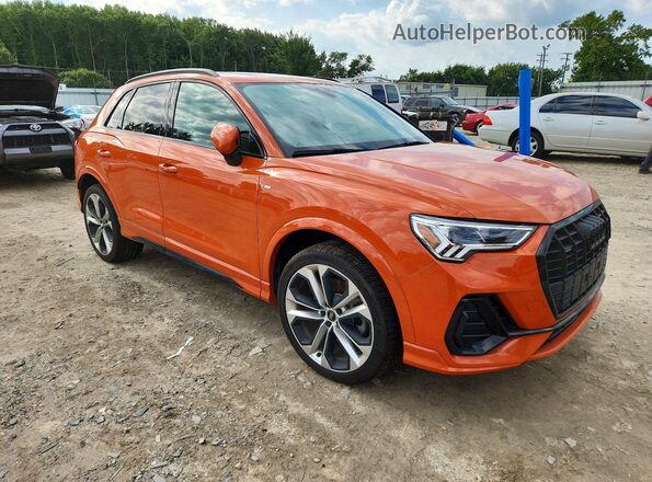 WA1EECF39N1032063 2022 AUDI Q3 Orange Przód prawy