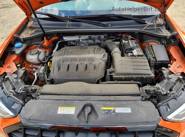 WA1EECF39N1032063 2022 AUDI Q3 Orange Widok komory silnika