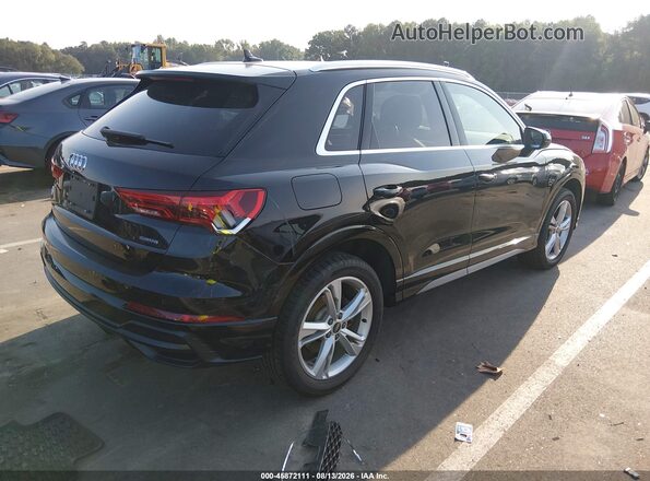 WA1EECF39N1082817 2022 AUDI Q3 Black Tył prawy