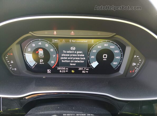 WA1EECF39N1082817 2022 AUDI Q3 Black Widok tylnych siedzeń