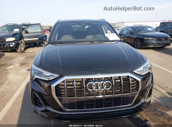 WA1EECF39N1082817 2022 AUDI Q3 Black Widok zestawu wskaźników
