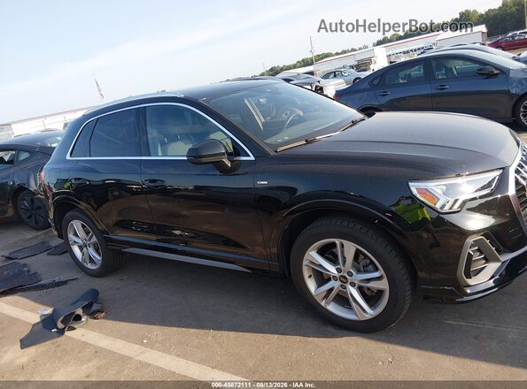 WA1EECF39N1082817 2022 AUDI Q3 Black Widok wnętrza z tyłu