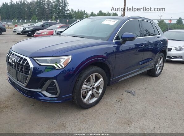 WA1EECF39R1040864 2024 AUDI Q3 Blue Przód lewy