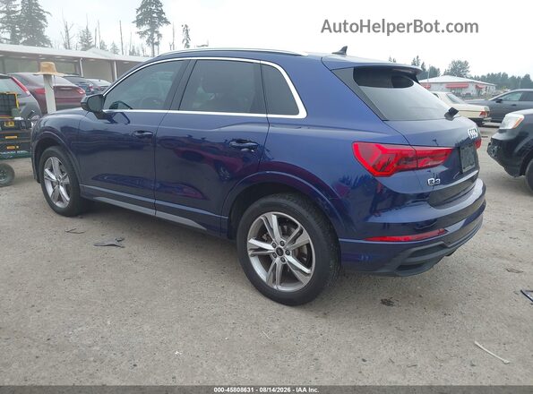 WA1EECF39R1040864 2024 AUDI Q3 Blue Tył lewy