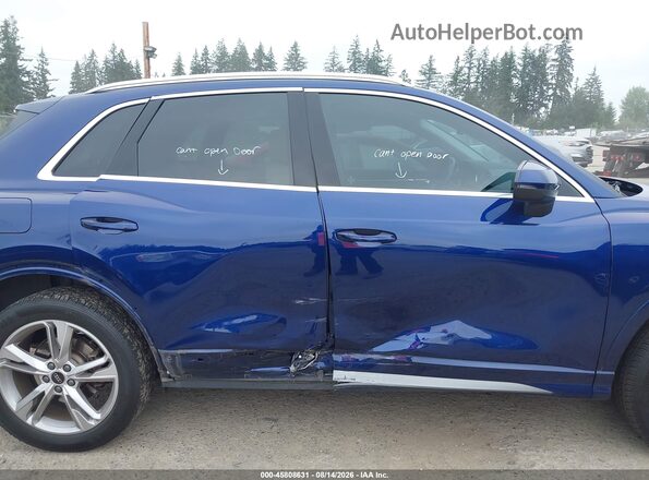 WA1EECF39R1040864 2024 AUDI Q3 Blue Widok z przodu