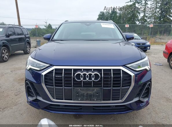 WA1EECF39R1040864 2024 AUDI Q3 Blue Widok zestawu wskaźników
