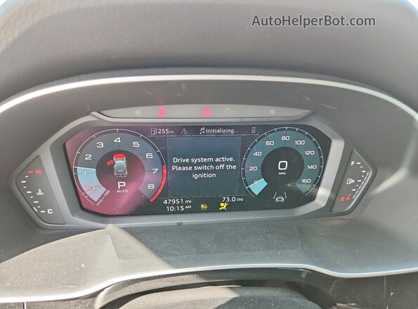 WA1EECF3XN1004711 2022 AUDI Q3 Белый Вид щитка приборов