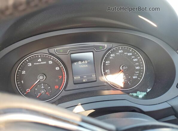 WA1EFCFS0GR020148 2016 AUDI Q3 White Widok zestawu wskaźników