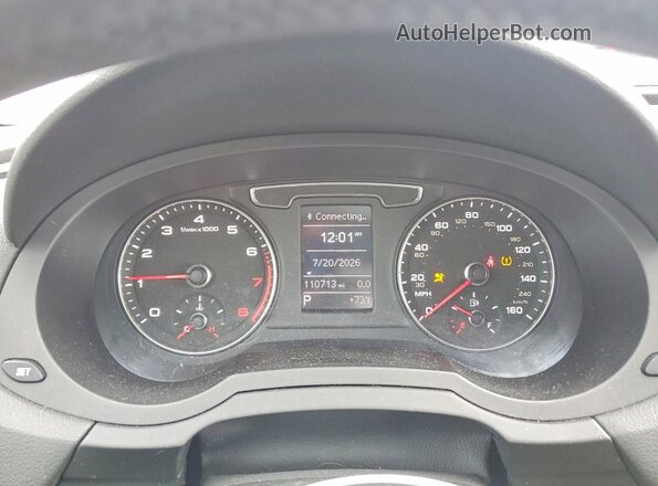 WA1EFCFS2GR004386 2016 AUDI Q3 White Вид щитка приладів