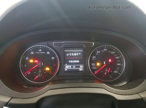 WA1EFCFS2GR020331 2016 AUDI Q3 White Սարքավորումների վահանակի տեսք