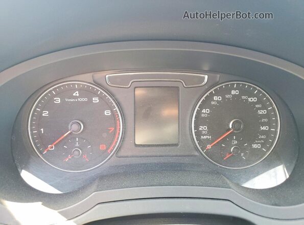 WA1EFCFS5GR014040 2016 AUDI Q3 Синий Вид щитка приборов