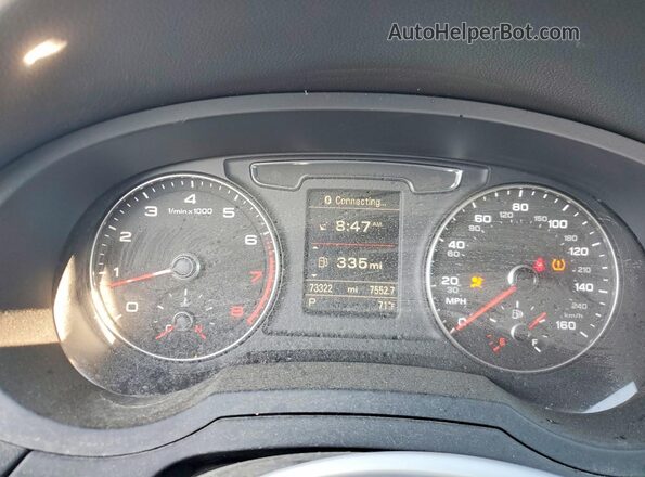 WA1EFCFS6GR016315 2016 AUDI Q3 Blue Vista del cuadro de instrumentos