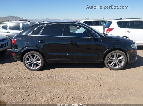 WA1EFCFS6GR019764 2016 AUDI Q3 Black უკანა სალონის ხედი