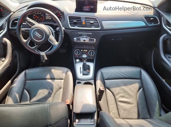 WA1EFCFSXGR001557 2016 AUDI Q3 Black Dashboard view