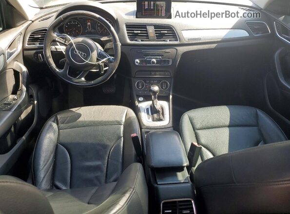 WA1EFCFSXGR015975 2016 AUDI Q5 Black ხელსაწყოთა პანელის ხედი