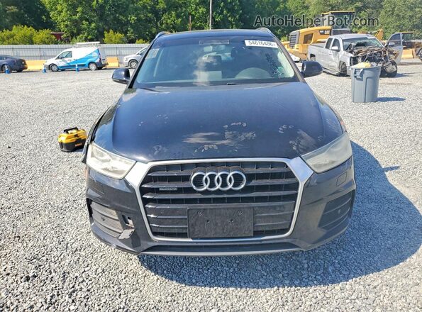 WA1EFCFSXGR015975 2016 AUDI Q5 Black უკანა ხედი