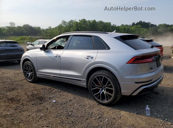 WA1EVAF11MD015628 2021 AUDI Q8 Silver Tył lewy