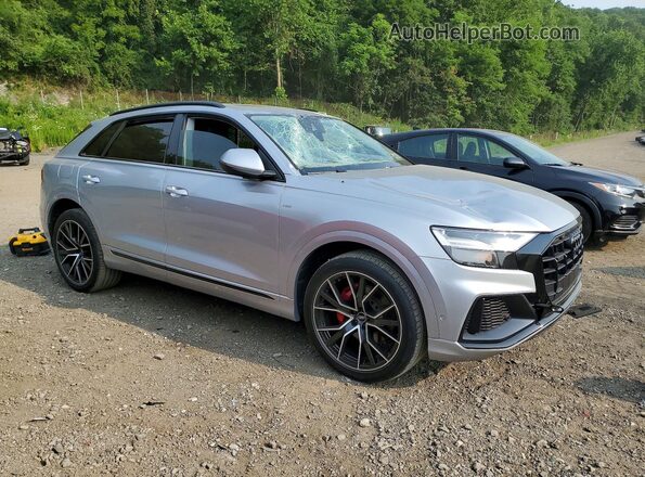 WA1EVAF11MD015628 2021 AUDI Q8 Silver Przód prawy